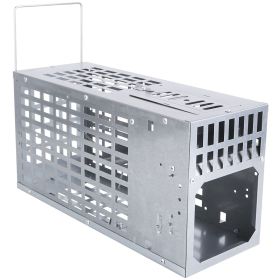 Humane Live Mouse Trap Reusable Metal Rat Rodent Cage Catch Release Continuous Capture Indoor Outdoor Pet Children Safe