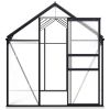 Greenhouse with Base Frame Anthracite Aluminum 63.4 ft¬≤