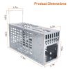 Humane Live Mouse Trap Reusable Metal Rat Rodent Cage Catch Release Continuous Capture Indoor Outdoor Pet Children Safe