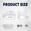 25Qt New White Warming Box