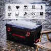 35Qt New Black + Red Insulated Boxes