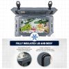 30Qt New Gray Insulated Box