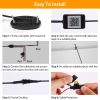 8 Pods RGB LED Rock Lights DC12V Car Neon Light Kit IP68 Waterproof Underglow Lights with Double Remote Controls Wireless APP Control for Jeep Truck U