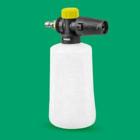 1 4 Snow Foam Lance Pressure Washer Spray Gun For Car Wash Soap Cannon Bottle (Option: Parts Foam Gun-White)