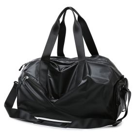 Sports training gym bag (Color: Black)