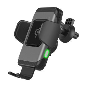 10W Fast Wireless Car Charger (Color: grey)