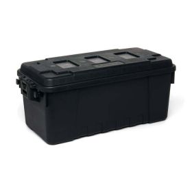 Sportsman's Trunk, Black, 17-Gallon Lockable Storage Box (Color: Black)