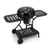 Outdoor BBQ Charcoal Grill with Bottom Storage Shelf