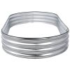 Galvanized Planter Bed,Galvanized Raised Garden Bed Kit, Galvanized Planter Raised Garden Boxes Outdoor, Oval Large Metal Raised Garden Beds for Veget