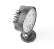 27W-led spotlight round working light focus flood laser high-beam tractor DeChi DT-2 (2pin) harvester universal Hummer, engineering vehicle Wrangler,