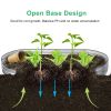 Galvanized Planter Bed,Galvanized Raised Garden Bed Kit, Galvanized Planter Raised Garden Boxes Outdoor, Oval Large Metal Raised Garden Beds for Veget